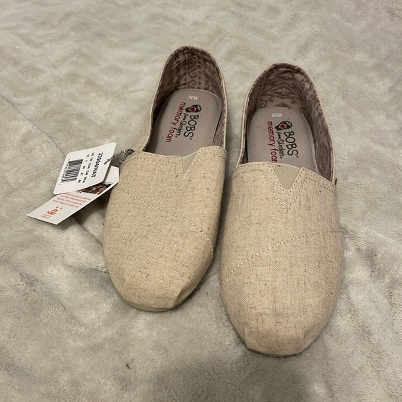 BOBS from Skechers Shoes - Off White Bobs Flats